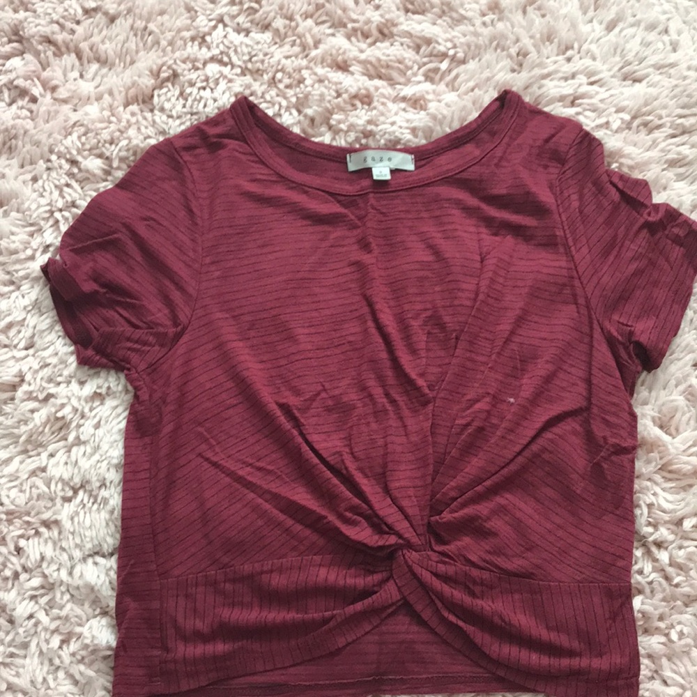 Purple, cropped t-Shirt